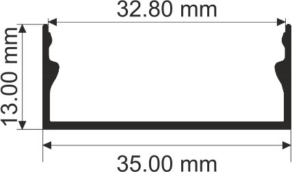 35X12mm Surface Profile