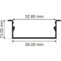 35X12mm Concile Profile